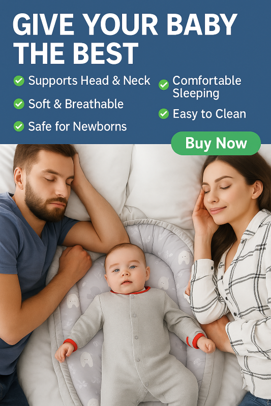 Newborn Bed, In-Bed Crib, Anti-Fall Baby Sleep Bed