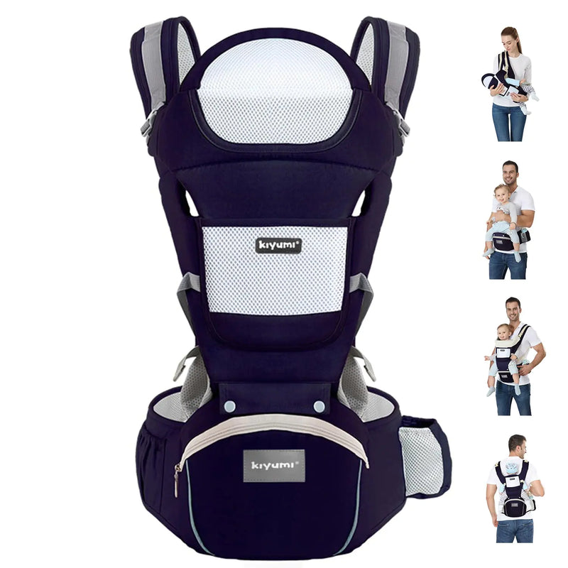 KIYUMI 6-in-1 Hip Seat Baby Carrier