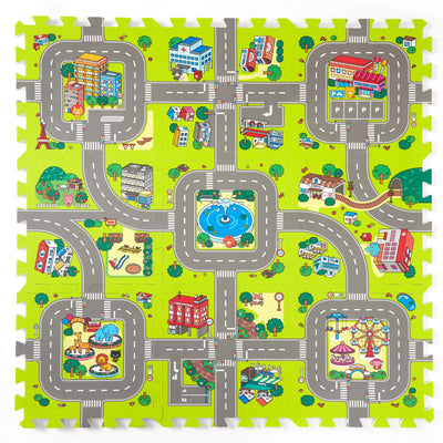 9-Foam Tiles Baby Plat Mat