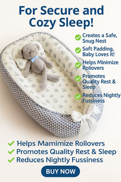 Newborn Bed, In-Bed Crib, Anti-Fall Baby Sleep Bed