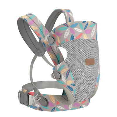 BABYPARK 3-in-1 Baby Carrier Newborn to Toddler - Ergonomic(7.5-45lbs)Cozy Baby Carrier，Enhanced Lumbar Support，Easily AdjustableLightweight & Breathable Child Carrier (Leaf)